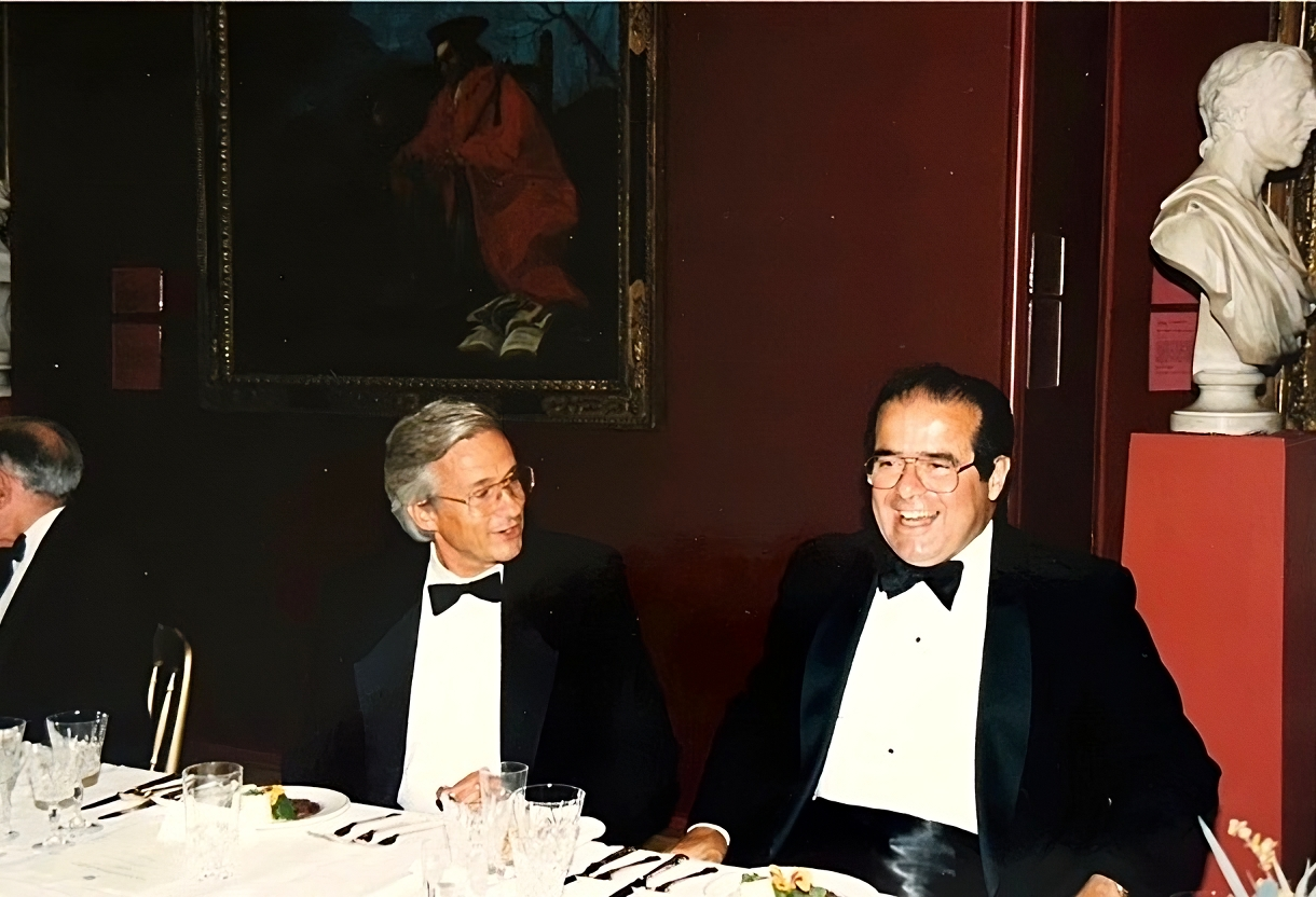 Justice Scalia and Dr. Harald Einsmann